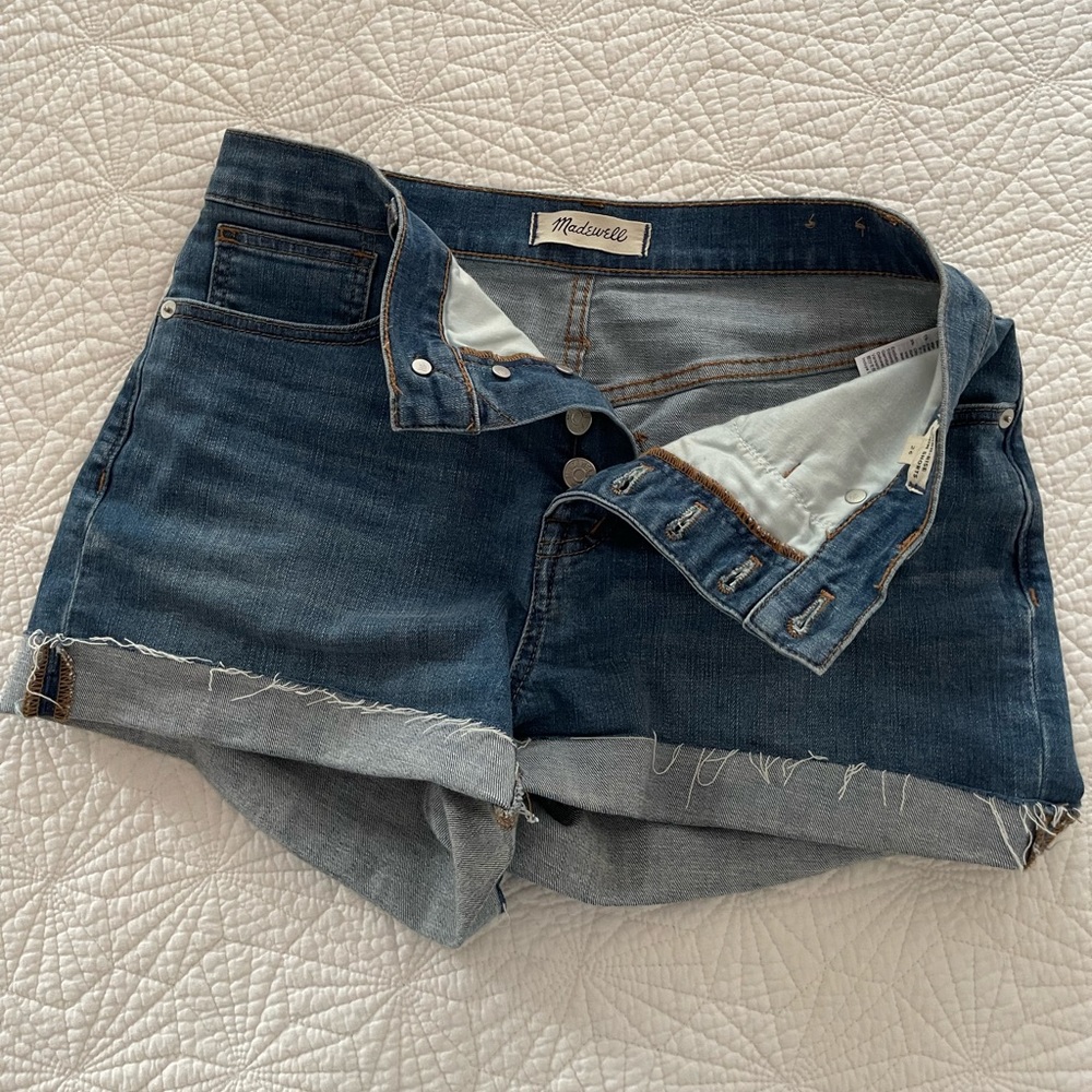 Madewell denim size 26 high-rise shorts